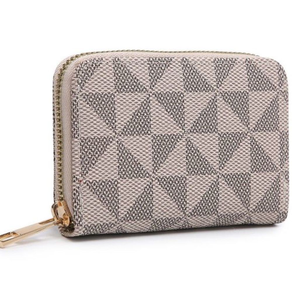 Faux Leather Accordion Wallet